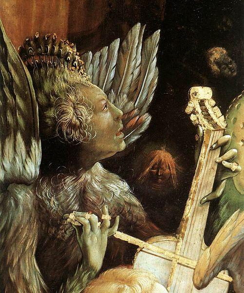 Matthias Grunewald Concert of Angels France oil painting art